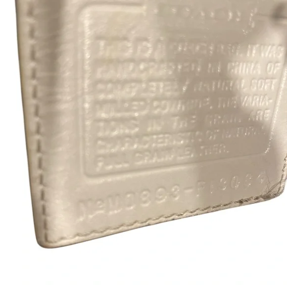 Coach Hampton Ivory Leather Satchel Shoulder Bag - Excellent Condition - Picture 3 of 11